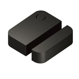Door Sensor Cover Compatible with Ring (Color Matching), Snap-On Design for Ring 1st/2nd Gen Sensors, Strong Protective to Hide White Sensor, Upgrade Home Security Aesthetics - Black