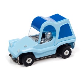 Auto World Thunderjet R34 Sand Van (Blue) HO Scale Slot Car