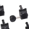 6PCS Set Locking Tuning Key Peg Black Color Zinc Alloy