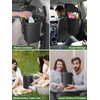 Garoopion Leakproof Car Trash Can, 1.9 Gallon Soft Silicone Hanging