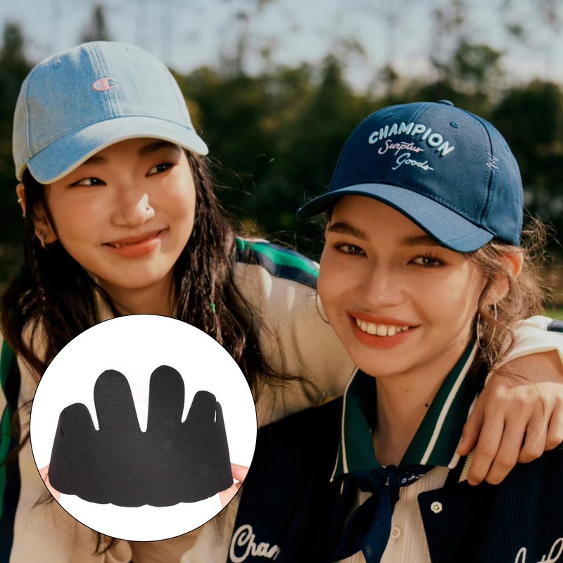 BENLIUDH 4pcs Hat Shaper Insert, Hat Sweat Liner to Keep