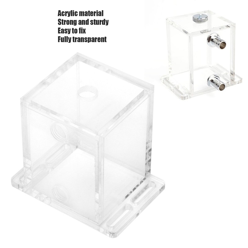Acrylic Water Tank GQSXT3 Fully Transparent 3 Holes Water Cooler