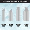 HASLE OUTFITTERS Half Gallon Insulated Water Bottles 64 oz, Stainless