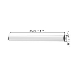 PATIKIL Junior Relay Track Baton, PVC Plastic Race Field Running Baton Relay Stick for Outdoor Athletics Sport Game Tool, White