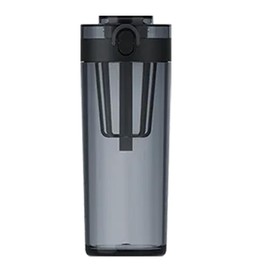 Xiaomi Tritan Water Bottle 600ml, BPA-Free Portable Cup with Tea Strainer & Leak-Proof Lock, One-Hand Operation, for Travel/Sports (Dark Grey)