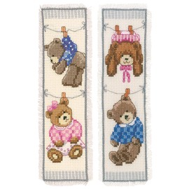 Vervaco Cross Stitch, Birth Bears (14 Count)