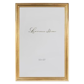 Lawrence 536217 11x17 Sutter Burnished Gold Picture Frame