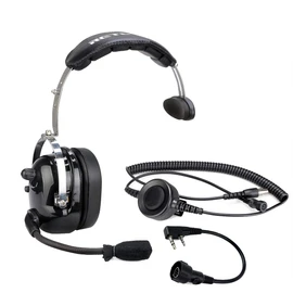 Retevis Unilateral Noise Reduction Two Way Radio Headset with Mic,Volume Adjust RT22 RT21 RT68 H777H, Compatible with Baofeng UV-5R 5RM F8HP PRO/Pxton PX-888S Radios,Walkie Talkie Headset(1 Pack)