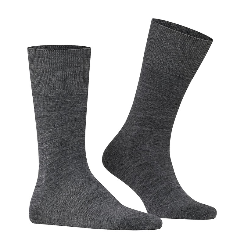 FALKE Men Airport M So, Gris (Dark Grey 3070), 12.5-13.5