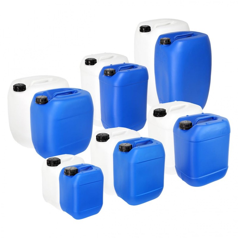 Canister with screw cap, blue, size 20 litres