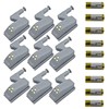 9 Pcs Universal Cabinet Cupboard Hinge LED Light Sensor Light