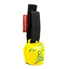 swisstrailbell® Fresh Colour Edition: Yellow with Blue Mountain Biker, Black