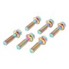 6pcs Bike Stem Bolts Ti Alloy M5x18mm Bicycle Stem Bolts