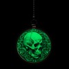 Gotham Decor Skull Cameo Glow in the Dark Double Sided