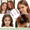 Multi-Color Bobby Pins, 2.2" Colorful cute Hair Clip Pins for