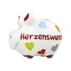 KCG Ceramic Piggy Bank Heart Design Approx. 12.5 cm x