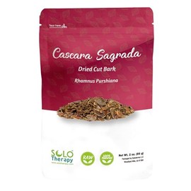 Cascara Sagrada Bark Herbal Tea - Cascara Sagrada Bark Cut - Rhamnus purshiana Resealable Bag - 56 grams - Premium Quality (Cascara Sagrada Bark)