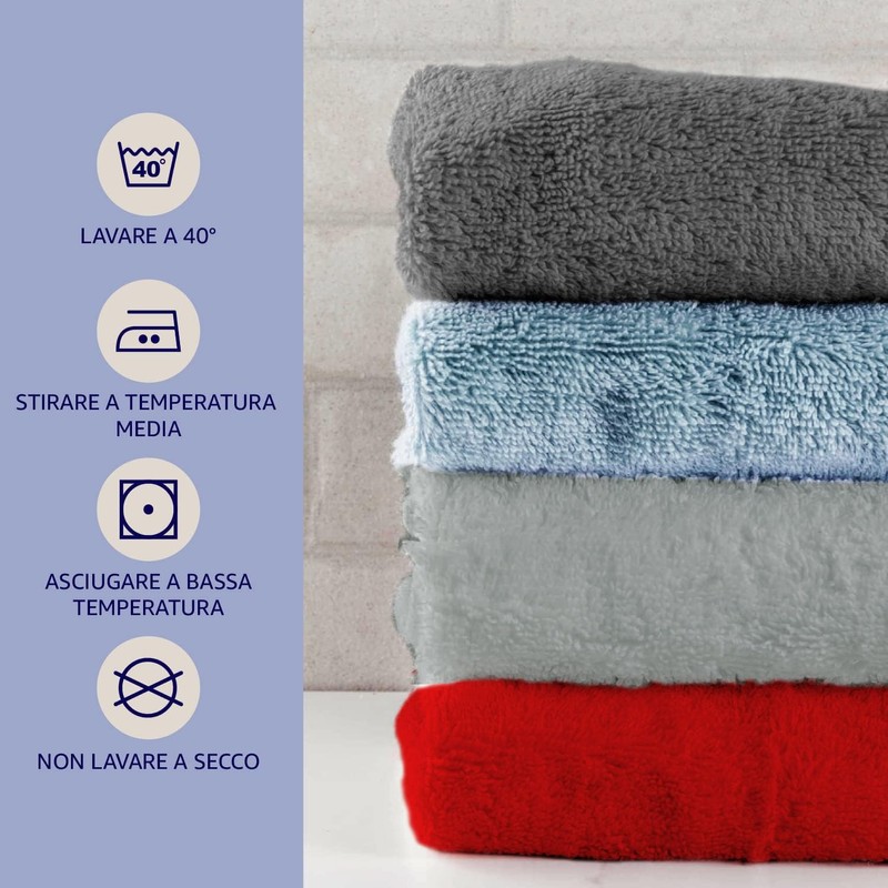 Giovanni Dolcinotti | Set of 2 Bath Towels - Ash