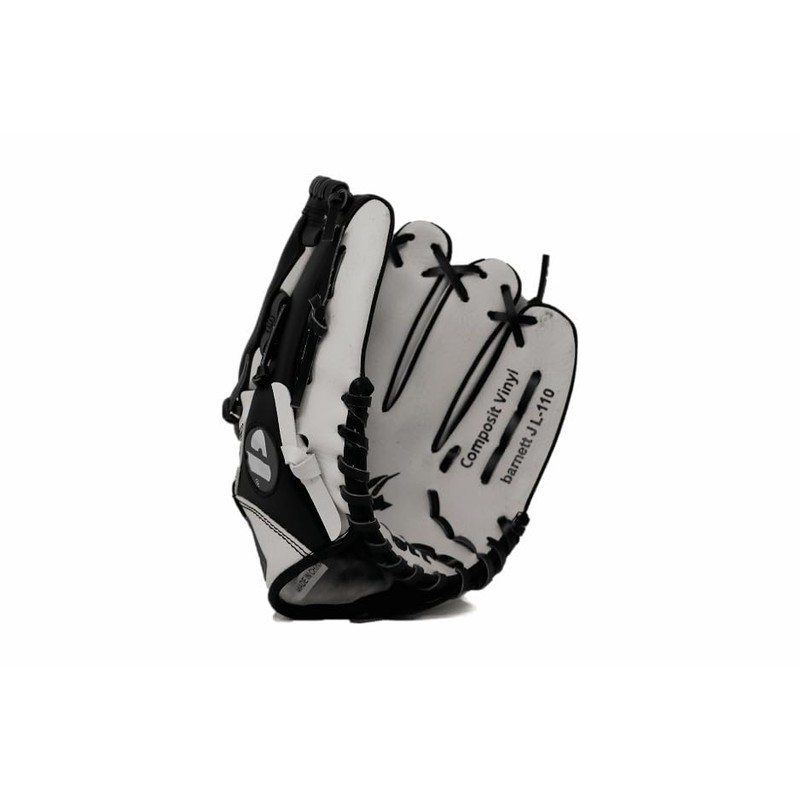BARNETT Unisex Youth Jl-110 Baseball Glove, White, 11 Inches