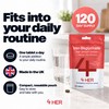 4 HER Gentle Iron Tablets 14mg Bisglycinate Iron Supplements for