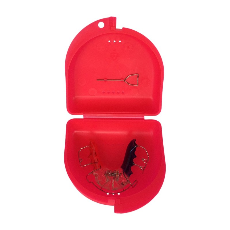 Snorflex Retainer Dental Box KFO Box (Pink/Pink Translucent)