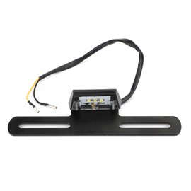 Areyourshop Universal Motorcycle Number Plate Holder Rear Frame Mount Eliminator with Light