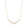 Fettero Necklace, Chain, Hypoallergenic, 14k Coated Necklace, Women's, Simple, Accessories,