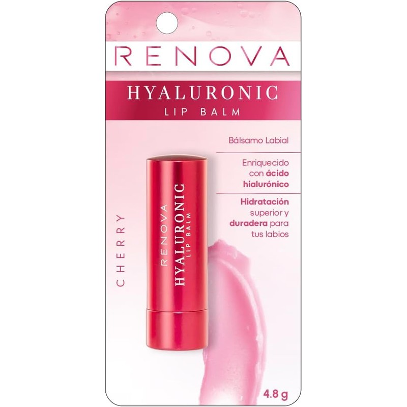 Renova Bálsamo Labial Con Ácido Hialurónico Strawberry 4.8g