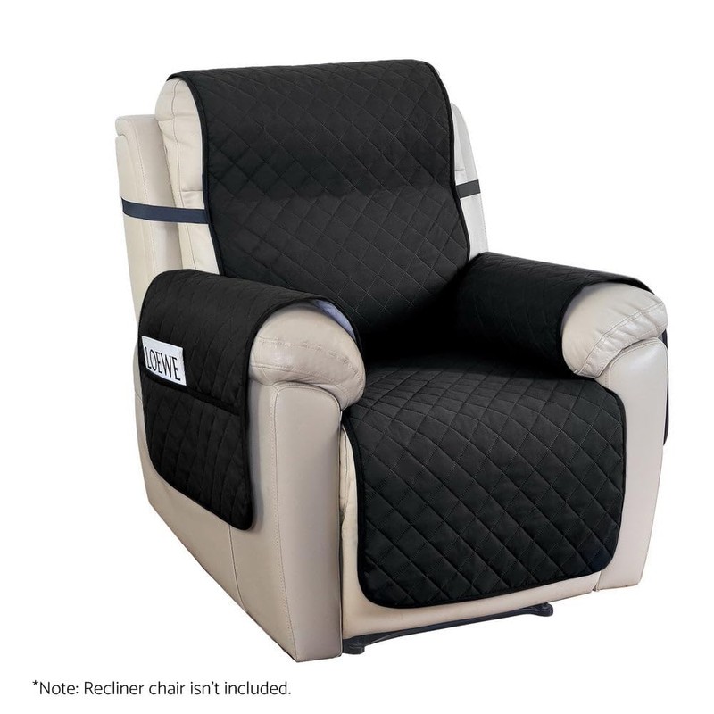 Artiss Recliner Chair Cover Slipcover Quilted 100% Water Resistant Nonslip
