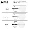 RED DRAGON Darts - Nitro Flite Integrated Flights & Shafts