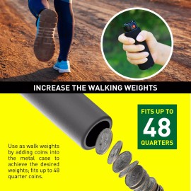 Stinger Walking Weights Container Emergency Tool Glass Breaker Safety Alarm - 2 PCS