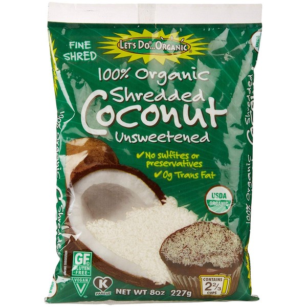 Let's Do...Organic Shredded Coconut, Food Service Size, 22 Pound Bag