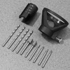 Zerodis 4pcs Wood Milling Cutter Drill Bits + 6pcs HSS