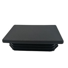8 Pack 2 x 3 Inch Rectangular Tubing End Caps Plugs, 50mm×75mm Fence Post Finishing Inserts Fitness Eqpt End Caps