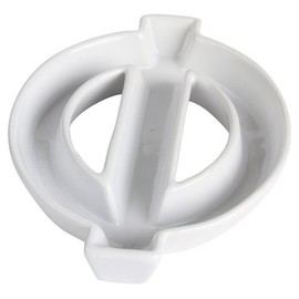 Ivy Lane Design Ceramic Greek Alphabet Dish, Phi