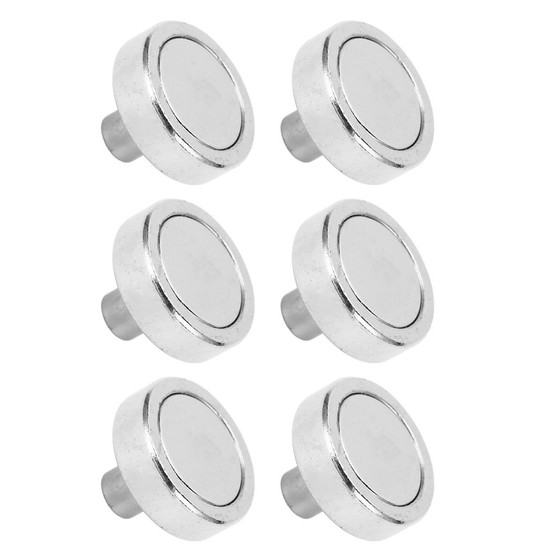 20Pcs Silver Neodymium Pot Magnet Base NdFeB Magnet Nickel Plating