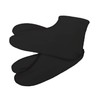 Kyoetsu Men's Tabi Socks, Fleece Cover, Winter Socks, Black