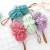 Loofah Gourd Shower Puff Ball with Hanging Loop Loofah Shower Ball - Random Color 10ea