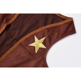 ReliBeauty ReliBeauty Cowboy Kostüm Kinder mit Cowboyhut Bandana Halstuch, Blau，130