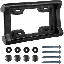 BLVD-LPF OBEY YOUR LUXURY License Plate Frame Bumper Guard Screws Included - 2.3" Thick Rubber License Plate Mount Protects Bumper from Scratches & Dents - Universal Fit for Cars, Trucks, SUVs, & Vans