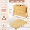 Essenhome Large Bamboo Cutting Board Set of 4 - Wood