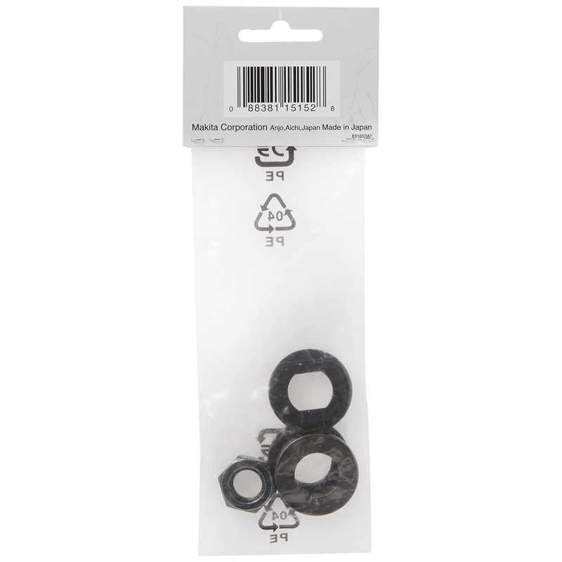 Makita - 192693-9 192693-8 Dado Flange Set Black