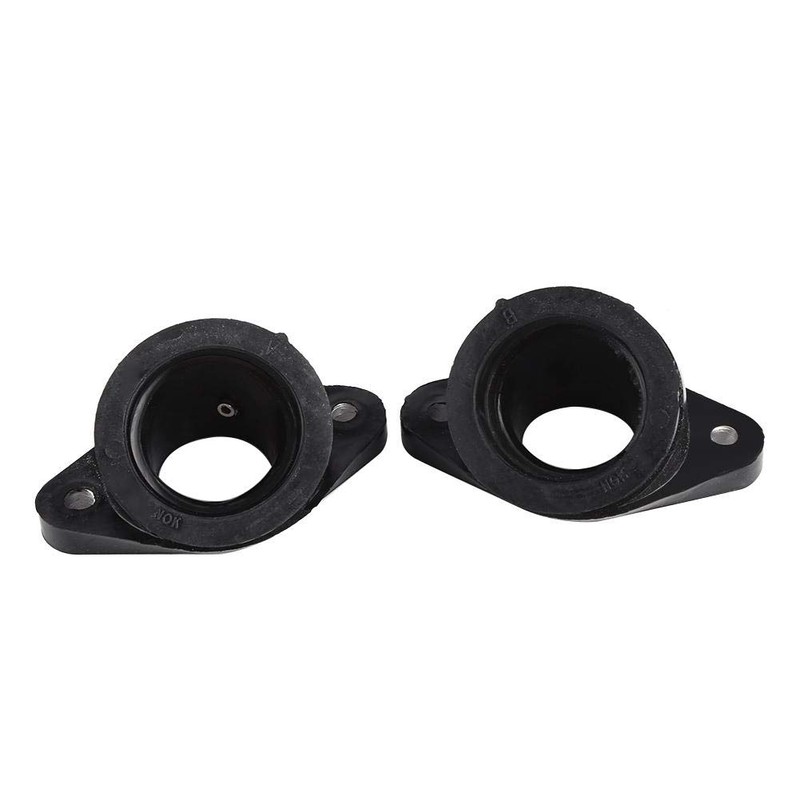 Keenso Motorcycle Carburettor Interface Adapter, 2 Pieces Motorcycle Rubber Carburettor