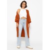 SASSYCLASSY Women's Long Cardigan with Pockets, Open Front, Long Sleeve,