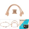 2 Pieces Genuine Leather Bag Handle Handbag Strap Replacement Straps