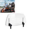 Motorcycle Adjustable Windscreen Universal Fit Wind Deflector for MT07 MT09