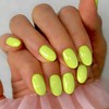 SXVME Uñas postizas cortas de gel suave, 32 piezas, 16