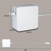 Eaneey 85W Mag2 Charger Compatible with Mac Book Pro 2010