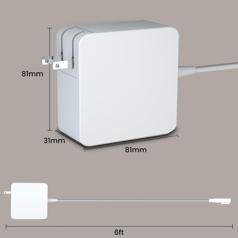 Eaneey 85W Mag2 Charger Compatible with Mac Book Pro 2010
