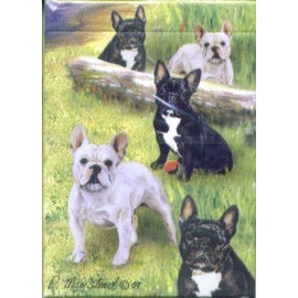 French Bulldog Dog Playing Cards by Ruth Maystead